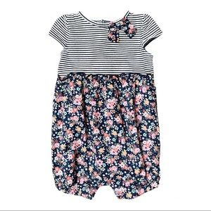 Bundle & save 3-6 month Just One You, short romper, floral
